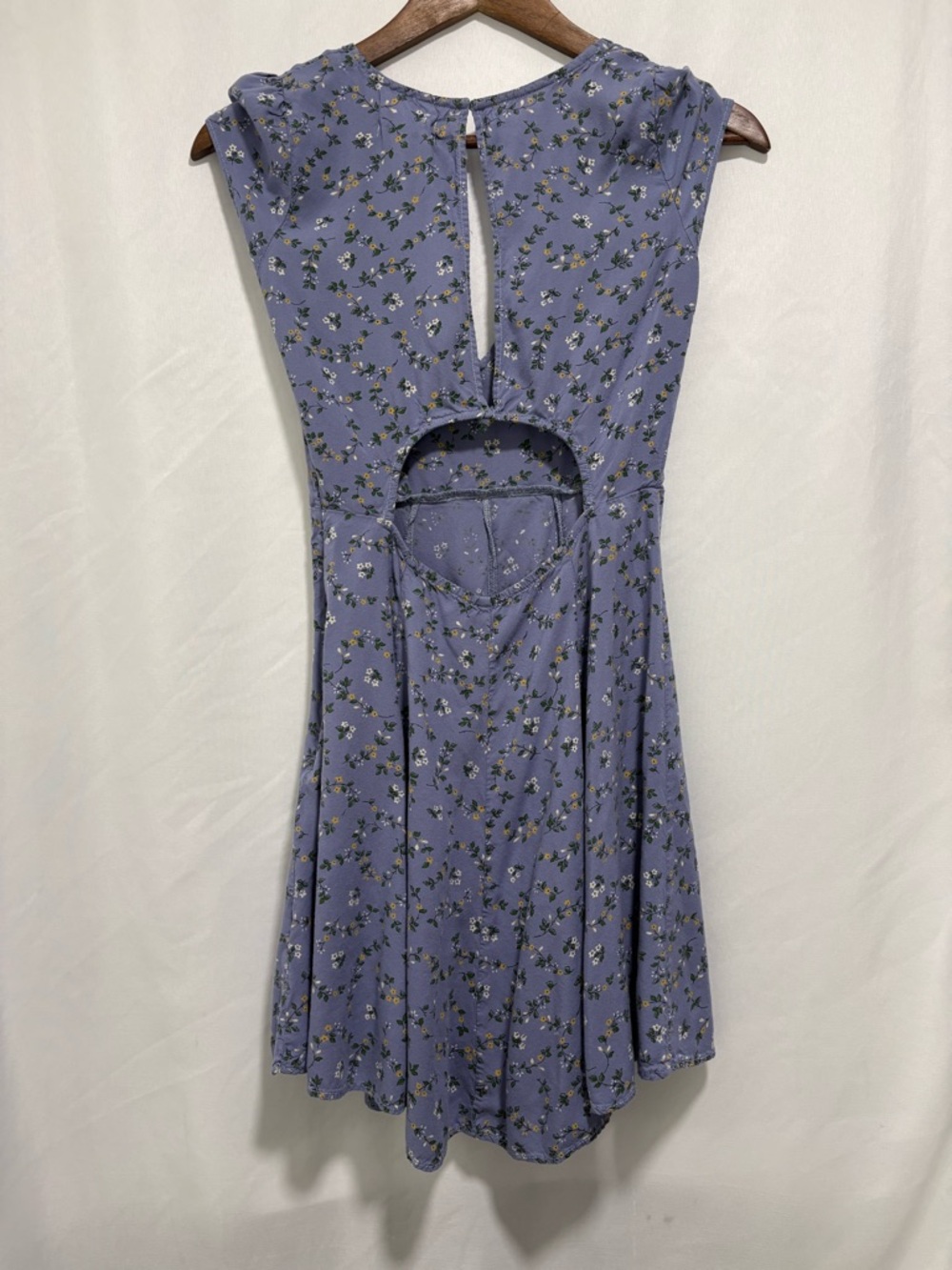 Denim & Supply Ralph Lauren Floral Cutout Mini Dress Boho Cottagecore Size 4 - Picture 4 of 9